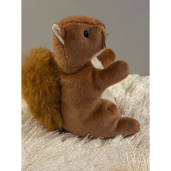 𖣘ⴽ𝖠ⴽⴹ𖣘   RARE Ty Beanie Baby NUTS the SQUIRREL 🐿️ with ERRORS❗️   ꢳ⊂❝᎖ᘸꢳ - Picture 9 of 11
